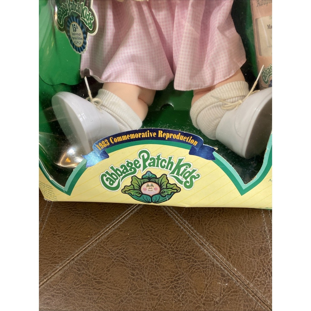 Mattel Cabbage Patch Kids Doll 15th Anniversary Edition Vtg Marcella Kim July 3 - Picture 6 of 16